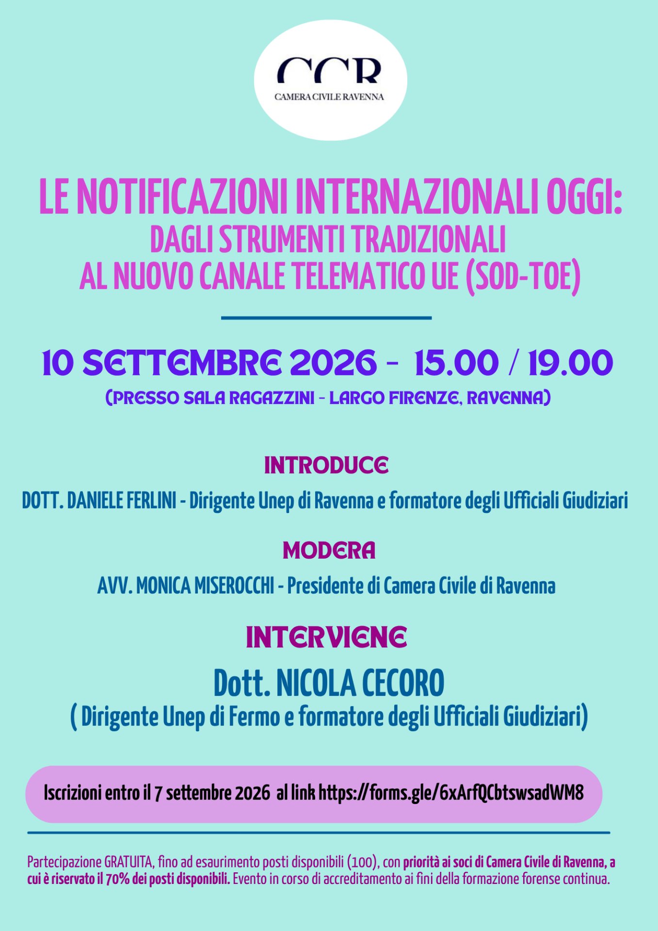 iscrizioni al link https://forms.gle/3KDqdJK4hGnB1eBHA