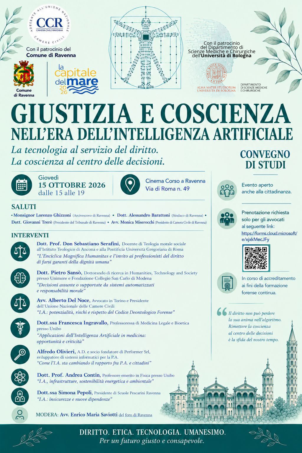 Iscrizioni al link https://forms.cloud.microsoft/e/xjxkMecJFy